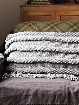 Lacy V-stitch Ripple Afghan - Afghans Crocheted My